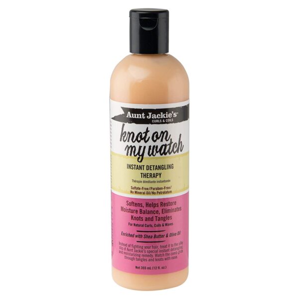 Aunt Jackie's Knot On My Watch Leave in Detangling Therapy 12 Fl Oz