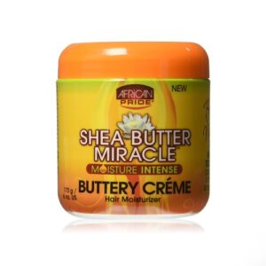 African Pride Shea Butter Miracle Buttery creme, 6 ounce